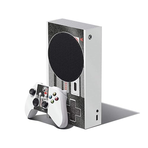 MightySkins Glossy Glitter Skin Compatible with Xbox Series S Bundle - Retro Gamer 3 | Protective, Durable High-Gloss Glitter Finish | Easy to Apply