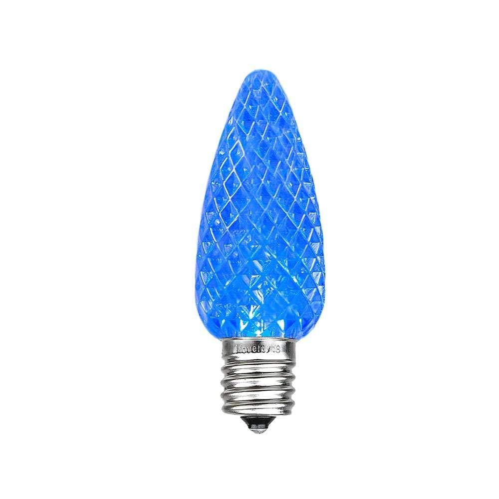 Novelty Lights 25 Foot C9 LED Blue Patio Christmas String Light Set