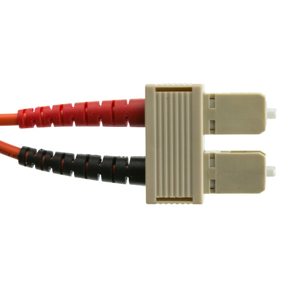 CableWholesale SC to SC OM1 Multimode Duplex Fiber Patch Cord, 3m/10ft