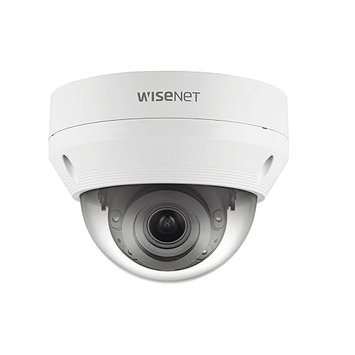 Hanwha Techwin QNV-8080R Wisenet Q Series 5M H.265 IR Dome Camera, 1/2.8" 5MP CMOS, Max. 5Megapixel (2592 x 1944) Resolution, 3.2~10mm (3.1x)