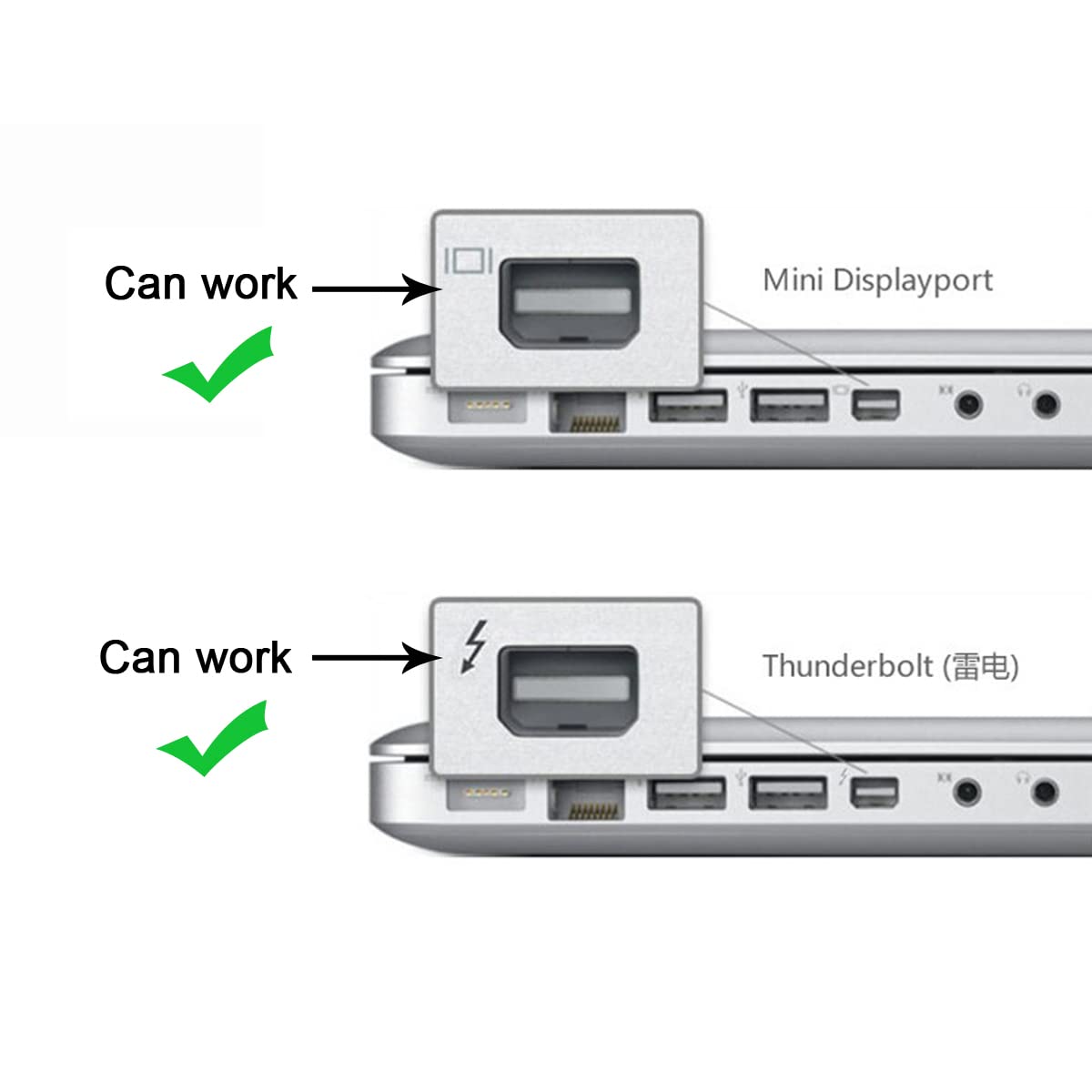 chenyang Mini Displayport DP to VGA Adapter Cable 1080P 60HZ for Laptop Monitor Projector