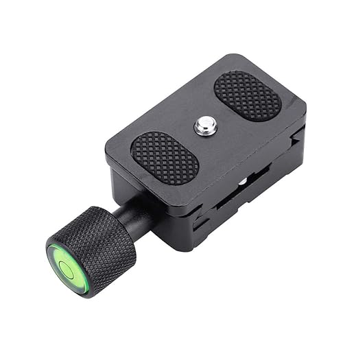 Mini Quick Release Plate with 1/4'' Screw, Cameras Quick mounting Stand Base Clip tripods Accessory for Photography Lovers