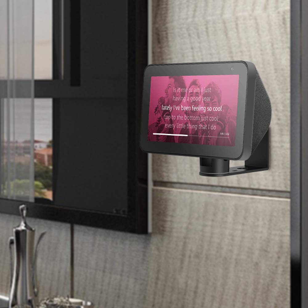 Echo Show Wall Mount Stand Echo Show 8 (2nd Gen, 2021 Release and 1st Gen, 2019 Release) Aluminum Swivel Stand, Stand for Amazon Echo Show 8 & Echo