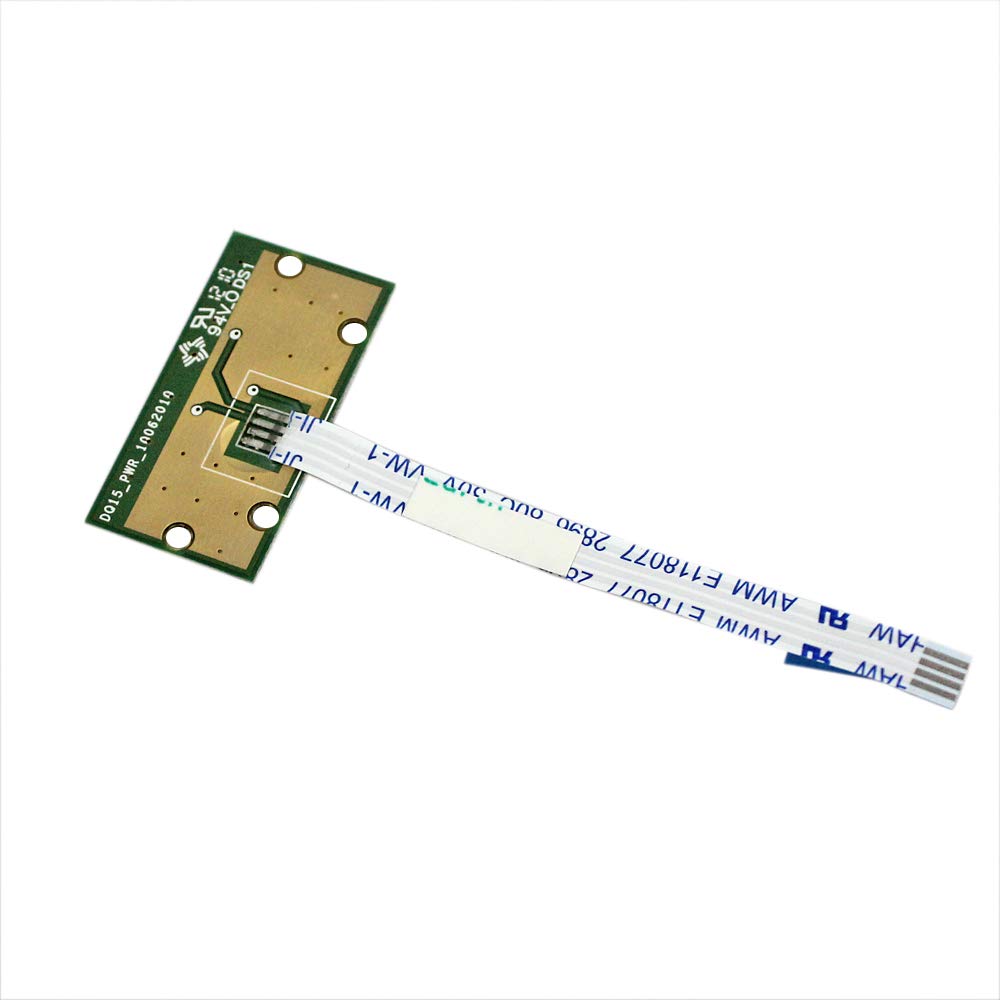GinTai Power Button Board + Cable Replacement for Dell Inspiron 15R M5110 N5110 M511R DQ15 50.4IE02.201 50.4IE02.101