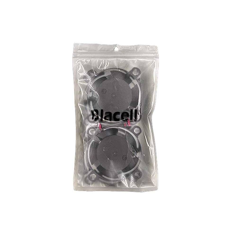 Zittop 2 Pieces BXR 25mm X 25 X 10 Brushless Cooling Fan Small Micro Flow CFM 12v C11