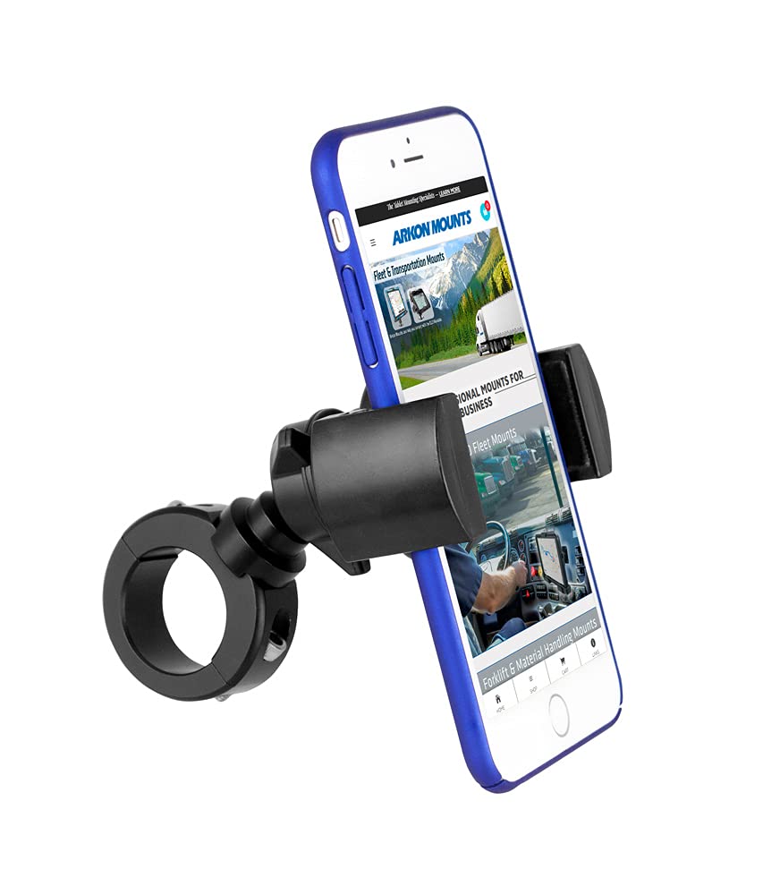 ARKON Mounts RoadVise Motorcycle Phone Mount for iPhone X 8 7 6S Plus iPhone 8 7 6S Galaxy S8 S7 Note 8 (RVMC2B)