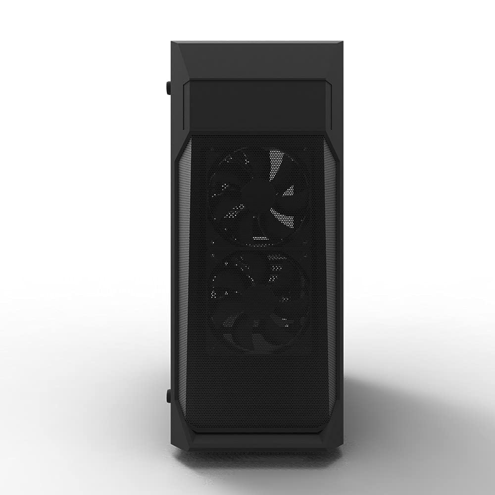 Zalman Z1 Plus ATX Mid-Tower PC Case - Tempered Glass Side Panel - 3 x 120mm Fans Pre-Installed - 5.25" ODD Support - USB 3.0 - Desktop Computer