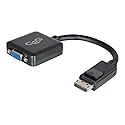 C2G / Cables to Go 54323 DisplayPort Male to VGA Female Adapter Converter, Bl