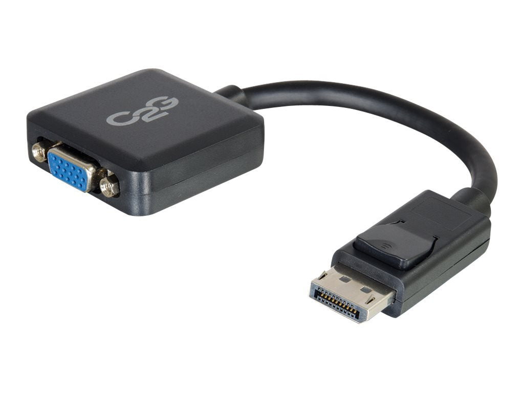 C2G / Cables to Go 54323 DisplayPort Male to VGA Female Adapter Converter, Bl