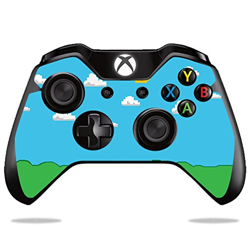 MightySkins Skin Compatible with Microsoft Xbox One/One S Controller - Gamer Landscape | Protective, Durable, and Unique Vinyl wrap Cover | Easy
