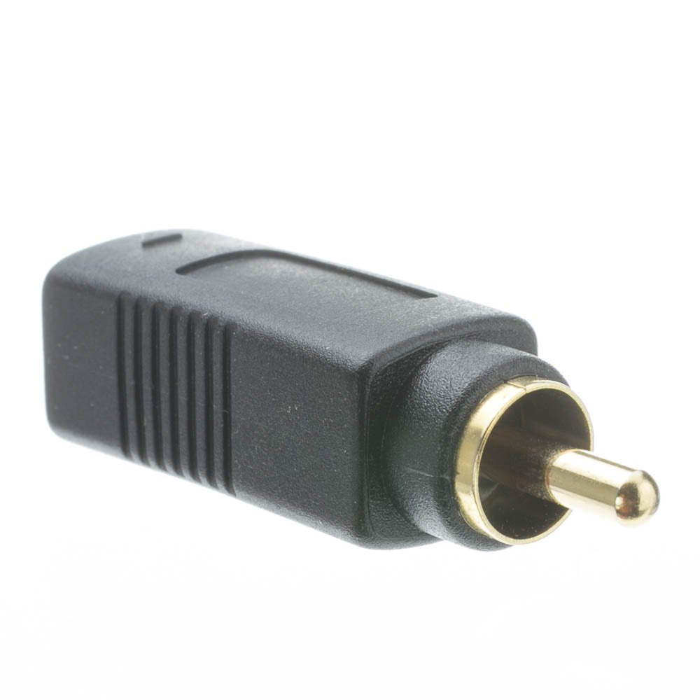 CableWholesale S Video to RCA Adapter, S-Video (MiniDin4) Female to RCA Male, Gold Connectors
