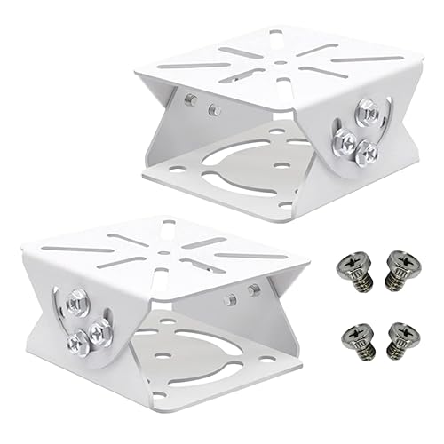 Coolotic 2-Set CCTV Security Camera Universal Pole Mounting Mount Bracket Adapter for PTZ Dome Surveillance Camera (2X 2D Mount Adapter)