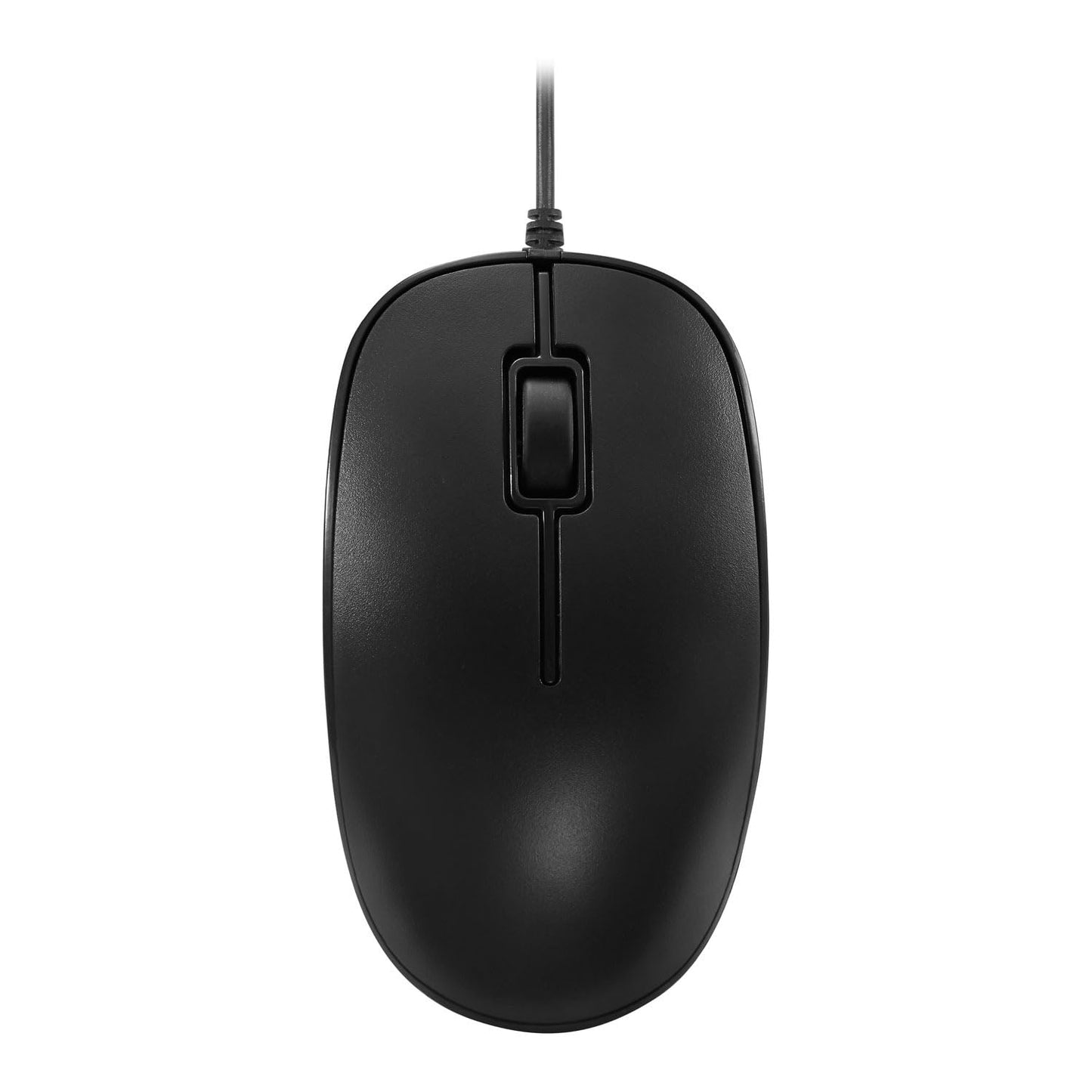 INSIGNIA Keyboard and Mouse - Wired and Wireless USB Input Devices for PC, Laptop, Windows/Mac, Quiet Typing, Ergonomic Design (Wired Mouse Black)