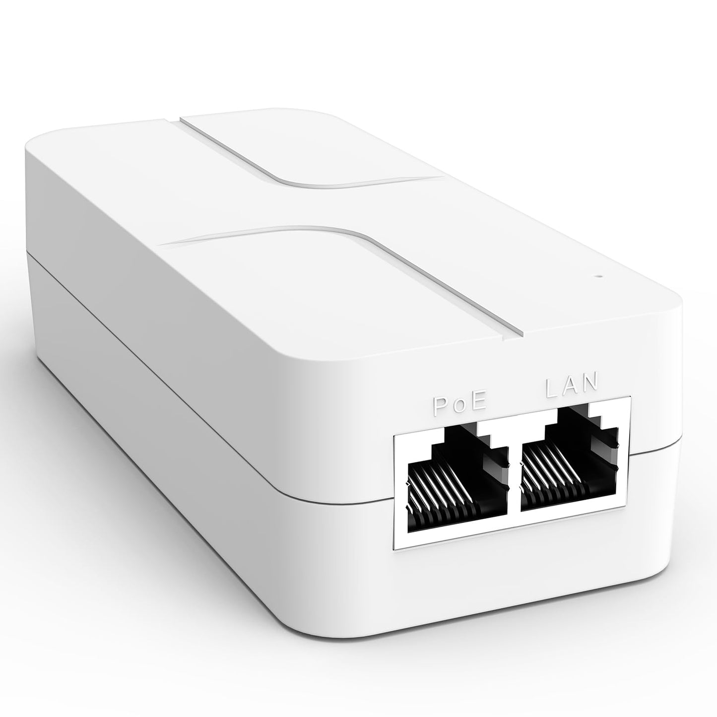YuanLey 2.5G PoE Injector 30W, PoE+ Injector Converts Non-PoE to PoE+, 52V IEEE 802.3at/af, 10/100/1000/2500Mbps Ethernet PoE Adapter Plug & Play