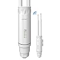 JOOWIN AC1200 High Power Outdoor Wireless Access Point Weatherproof WiFi Range Extender with POE Dual Band 2.4G&5.8GHz 802.11AC Wireless WiFi Access