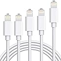 iPhone Charger Cable SHARLLEN Lightning Cable Mfi Certified 5Pack(3ft/3ft/6ft/6ft/10ft) USB Fast Long iPhone Charging Cords Compatible iPhone…