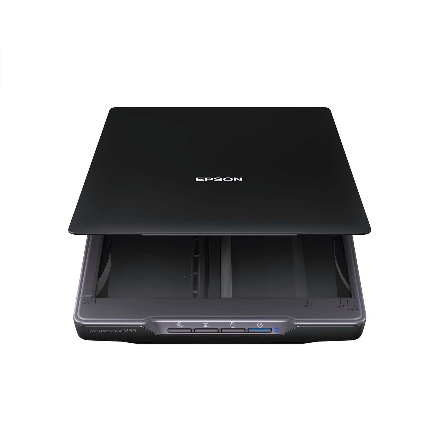 Epson Perfection V39 Color Photo & Document Scanner with Scan-to-Cloud & 4800 Optical Resolution, Black