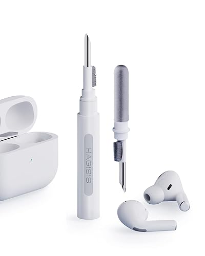 Hagibis Cleaning Pen for Airpods Pro 1 2 3 Multi-Function Cleaner Kits Soft Brush for Bluetooth Earphones Case Cleaning Tools for iPhone 16 15 Pro Max