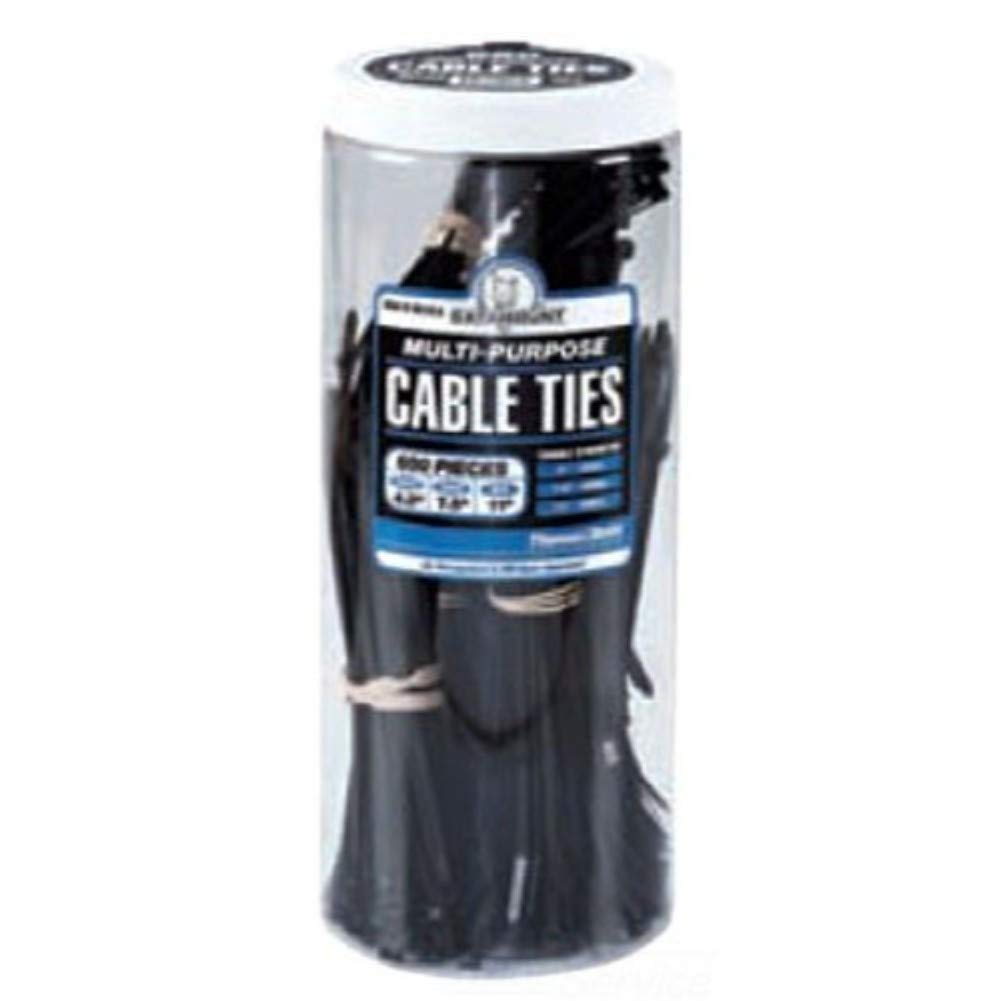 Ty-Rap 90650IUV Cable Tie Jar, Black