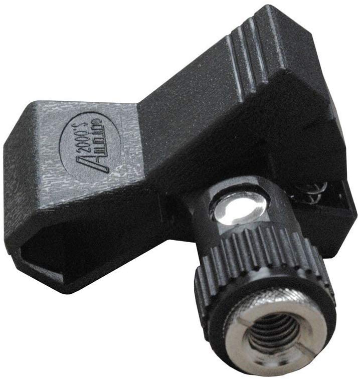 Audio 2000s AMC4171 Universal Microphone Clip Holder with Adapter (3 Pack)