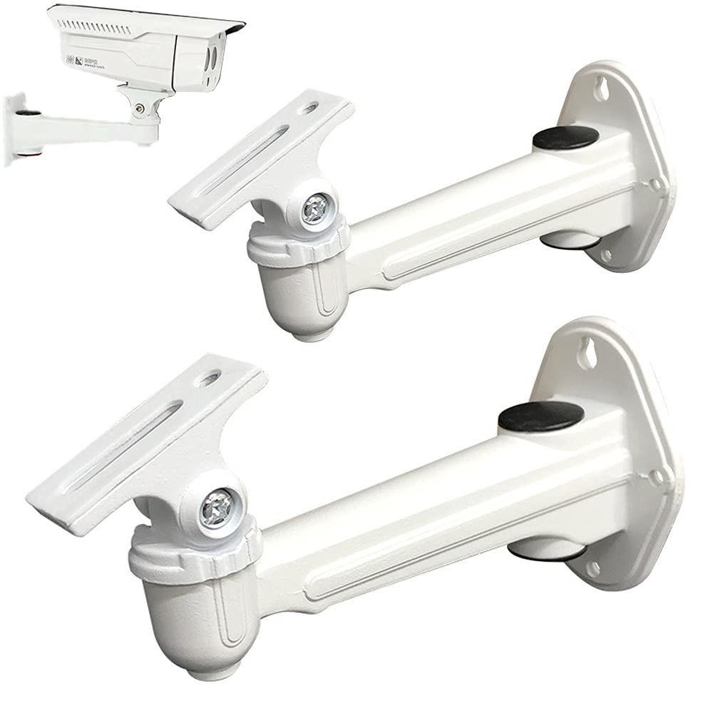 PCUORLEORS Universal CCTV Security Camera Mounting, IP Camera Bracket, Solar Panel Holder, Aluminum Alloy Indoor Outdoor Wall Ceiling Mount Holder