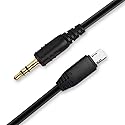 Pixel Shutter Connecting Cable Cord 3.5mm-S2 Camera Connecting Plug Compatible for Sony Cameras (Fit for Pixel Shutter Remote Control TW-283 Series)