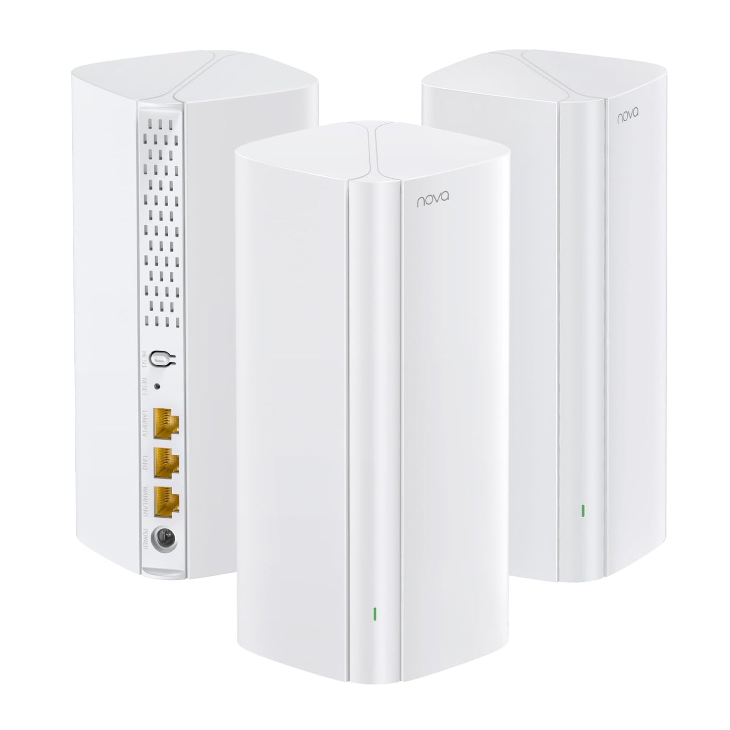 Tenda AX3000 WiFi 6 Mesh System Nova MX12- Whole Home Mesh WiFi Coverage up to 7,000 sq. ft., Dual-Band WiFi Mesh Network for 160+ Devices, Fast