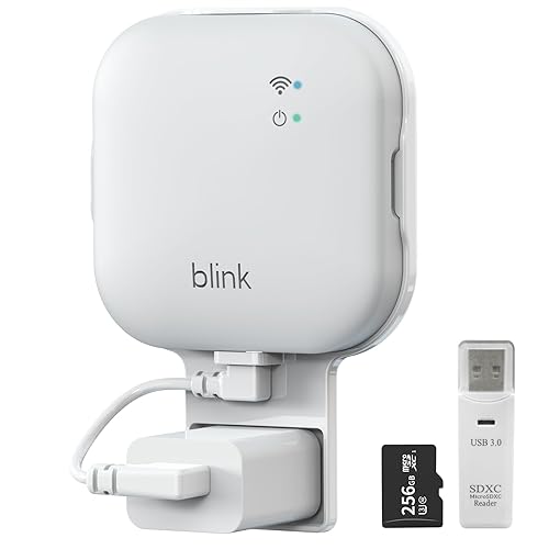 256GB MicroSD Card and Sync Module XR Mount, No-Drilling Mount for Blink Outdoor/Indoor Security Cameras, USB-C Cable, SD Card Reader (Sync Module XR