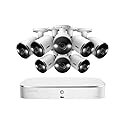 Lorex N4K2SD-88WB Surveillance System Featuring N842A82 Fusion 4K 2TB NVR and 8 E892AB 4K 8MP Active Deterrence Bullet Camera