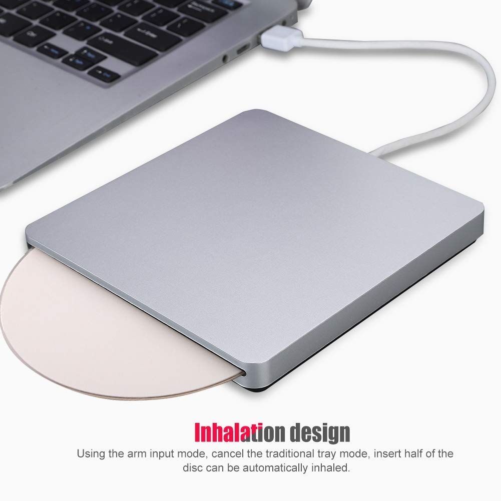 Wendry USB Ultra Slim External DVD Drive USB 3.0 Data External Slot-Load DVD CD Driver Compatible for System/System