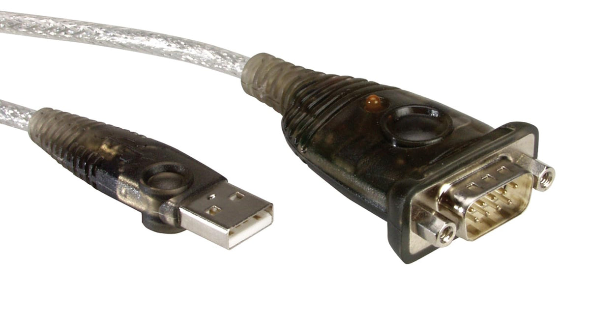ATEN UC232A USB to Serial Converter USB-A to RS-232 Adapter (35cm) to PDA/Serial (DB9) Port Converter for Laptop PC Modem Printer Network Switch
