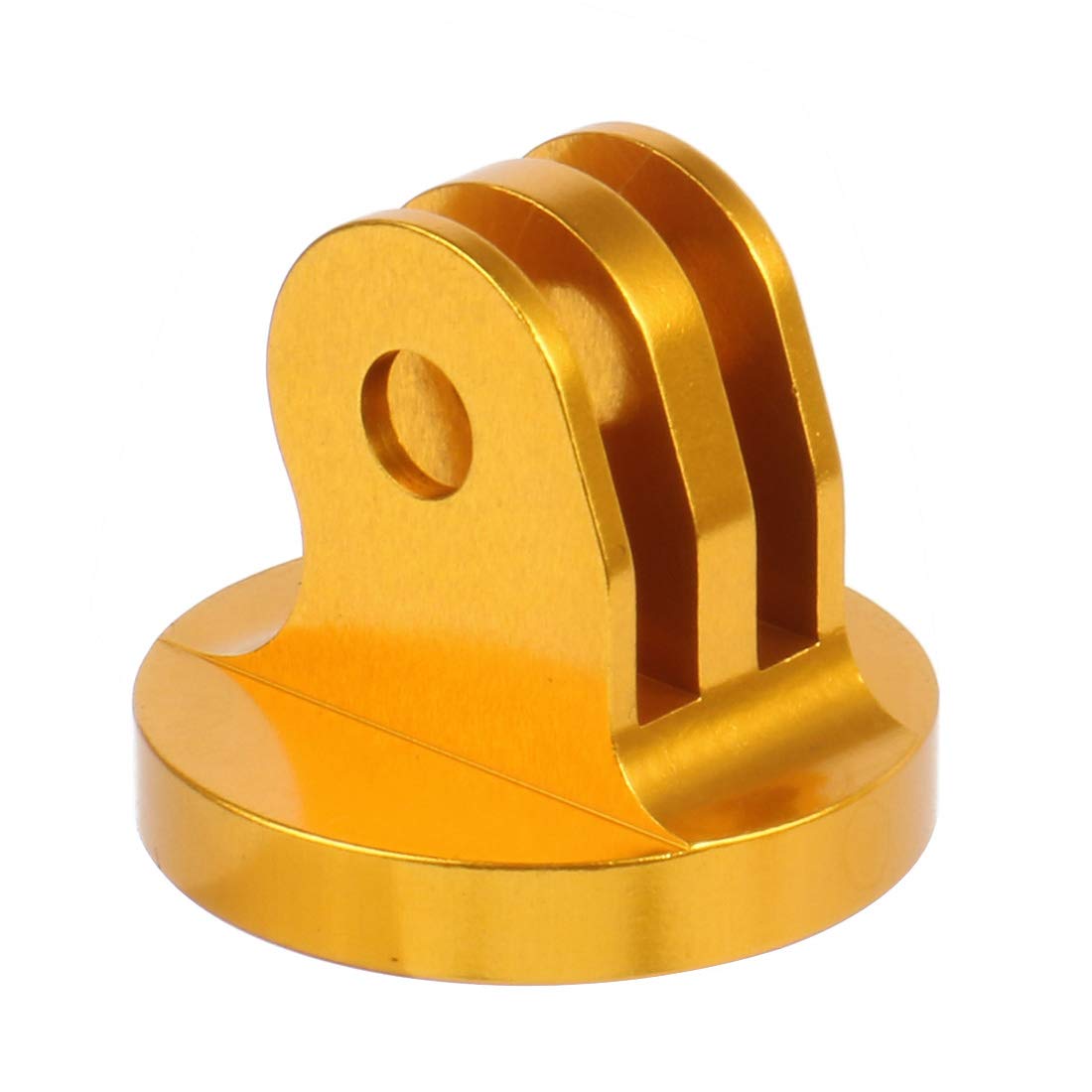 NovelGoal Mini Tripod Mount Adapter 1/4" Aluminium Alloy Base Compatible with GoPro Sports Action Camera Accessories (Golden)