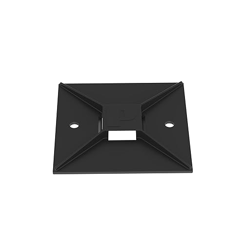 Panduit ABM2S-AT-C0 Cable Tie Mounts - Adhesive Backed (Pack of 100)