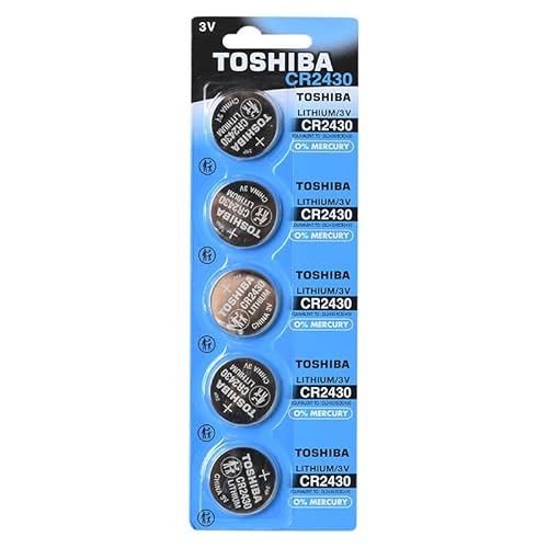 Toshiba CR2430 3 Volt Lithium Coin Battery (4 Batteries)