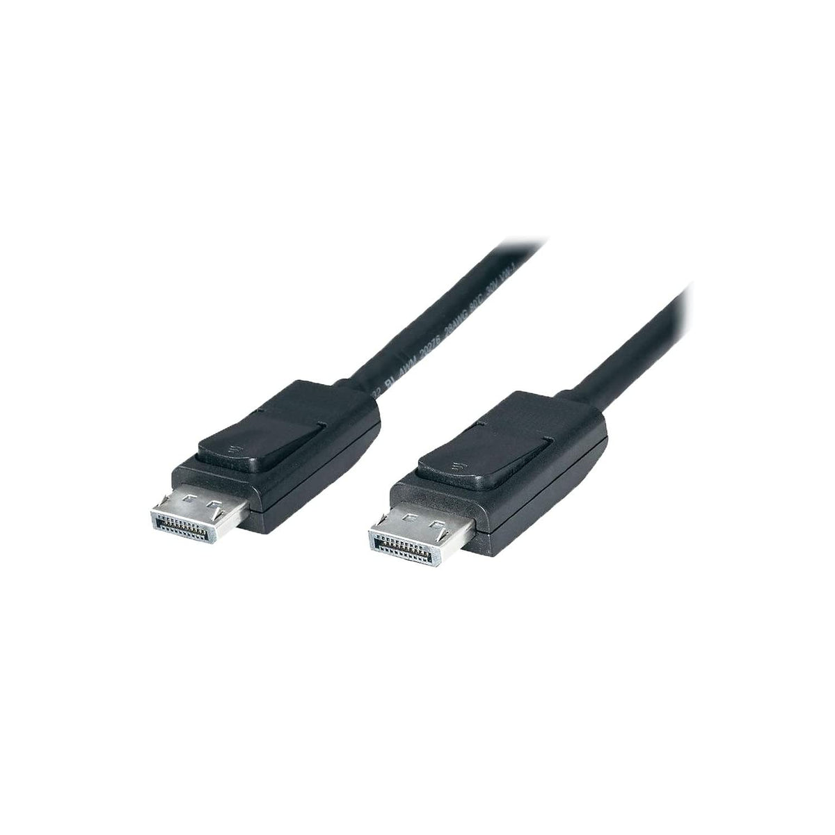 4xem 4XDPDPCBL10 Cable 10' 20 Pin DisplayPort M/M, Black