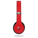 MightySkins Carbon Fiber Skin for Beats by Dr. Dre Solo 3 Wireless - Black Wood | Protective, Durable Textured Carbon Fiber Finish | Easy to Apply…
