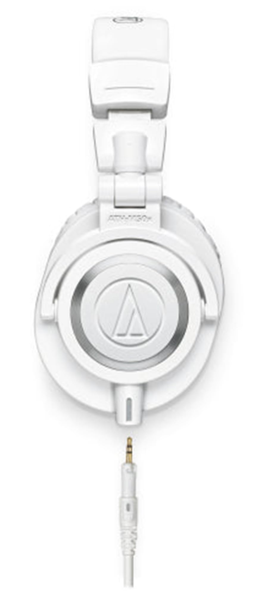 Audio-Technica ATH-M50x Professional Monitor Headphones - White Bundle with Case, Stand, and Austin Bazaar Polishing Cloth