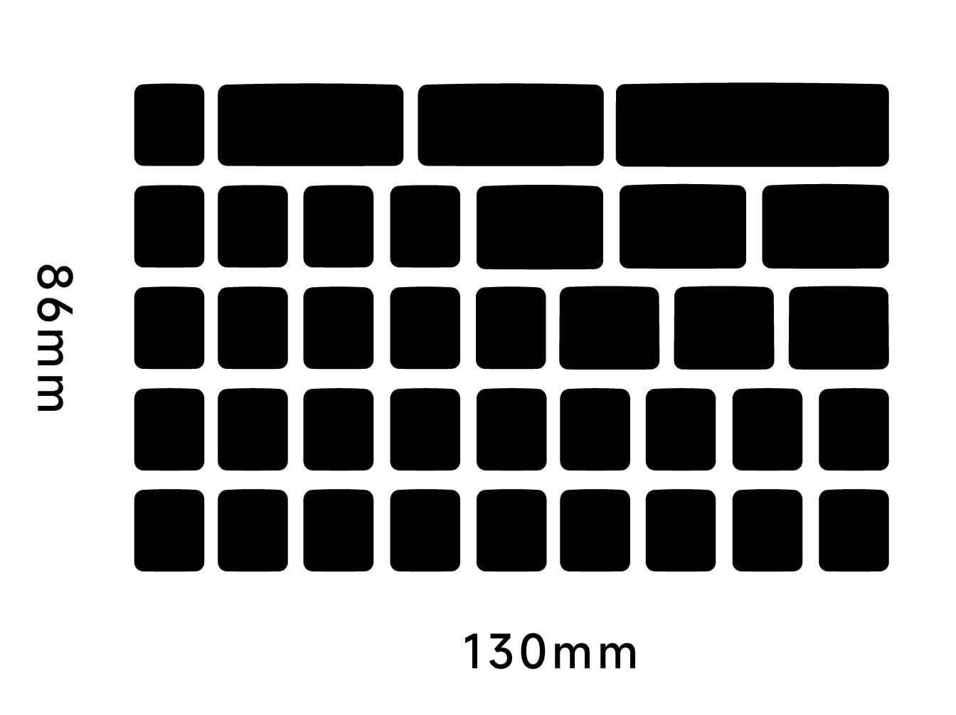 Pwnage Ultra Grip Pre-Cut Anti-Slip Grip Tape - Universal Phone Keyboard & Mouse Grip Enhancer, 0.5mm Ultra-Thin, Sweat-Absorbing, Pre-Laminated