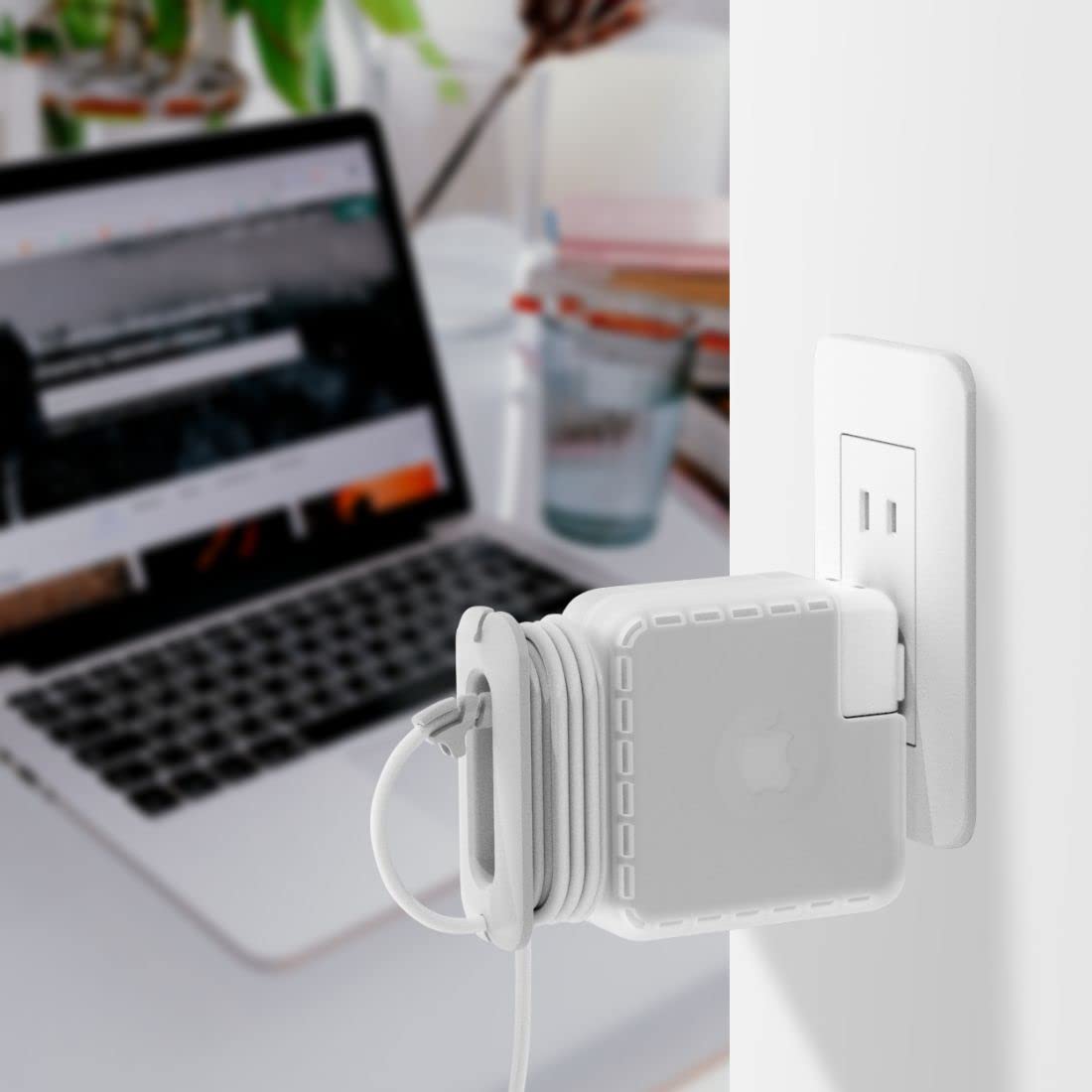 TATOFY Case Compatible with Apple MacBook 60w, 61w, 67w Charger, Travel Cord Organizer MacBook Accessories (for Apple 60W, 61W MagSafe Adapter, 67W
