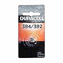 Duracell - 384/392 1.5V Silver Oxide Button Battery - long-lasting battery - 1 count