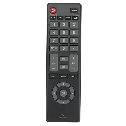 NH315UP Remote Control for Sanyo TV Remote, Used in The Living Room or Room, No Programming or Pairing Needed, Replacement TV Remote Compatible Models