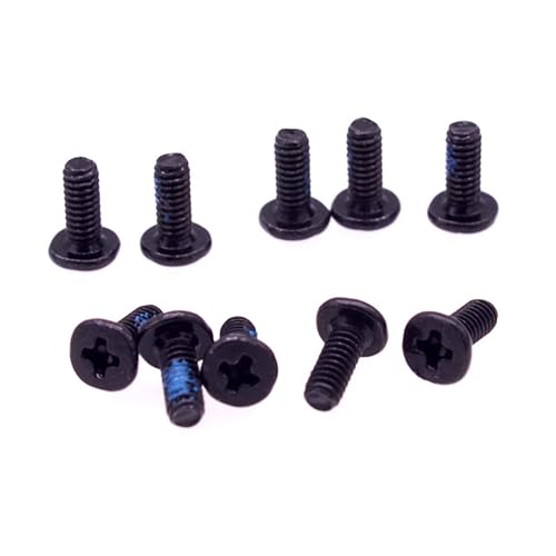 10-Pack M2x5mm Black Mounting Screw Bottom Case Screws Replacement for Dell Inspiron 7000 5577 5576 7557 7559 Latitude XPS Precision Vostro
