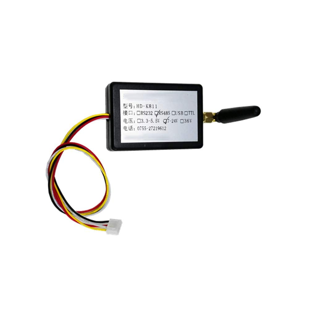 Taidacent Digital Transmission Module Wireless 485 Lora Module UART Communication RF Lora Transceiver Module Lora Transmission (RS485 3m Antenna)