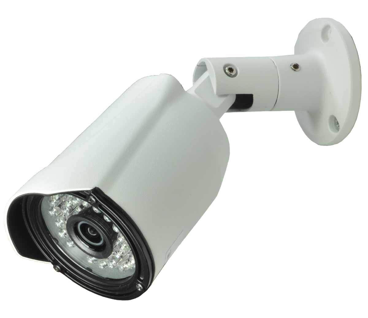 BlueFishCam Security Camera Wide Angle Lens 2.8mm CMOS 1000TVL CCTV IR LED Infrared Color Waterproof with IR-Cut Day/Night Vision with Bracket