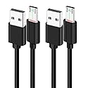 UNIDOPRO 2Pcs 3FT 12mm Long Tip Micro USB Cable Compatible with Blackview BV4000 BV4900 BV5500 Pro/Plus BV5800 BV6000 BV6000s /Oukitel WP12 WP8 Pro