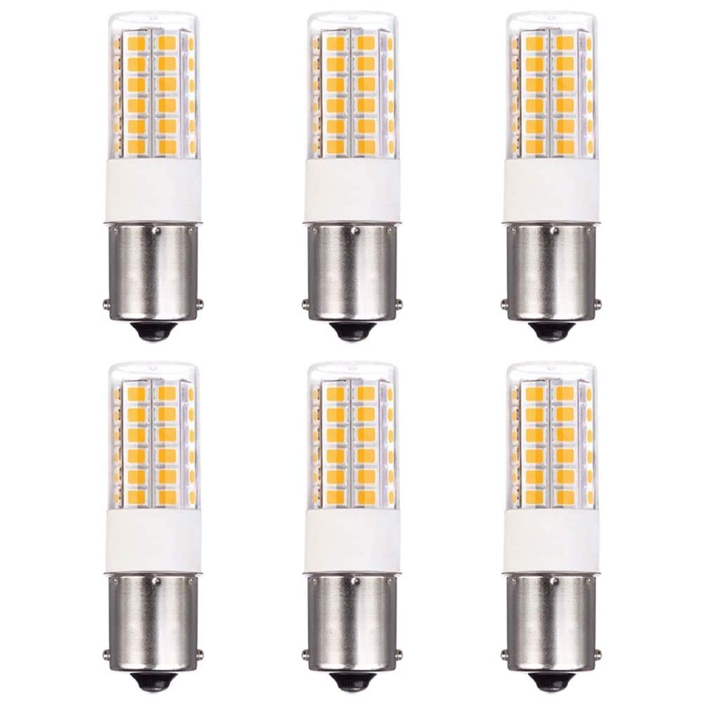 Makergroup BA15s Single Contact Bayonet LED 12V S8 1141 1156 LED Light Bulb 3W 2700K-3000K for Outdoor Landscape Lighting Path Deck Lights RV Lights