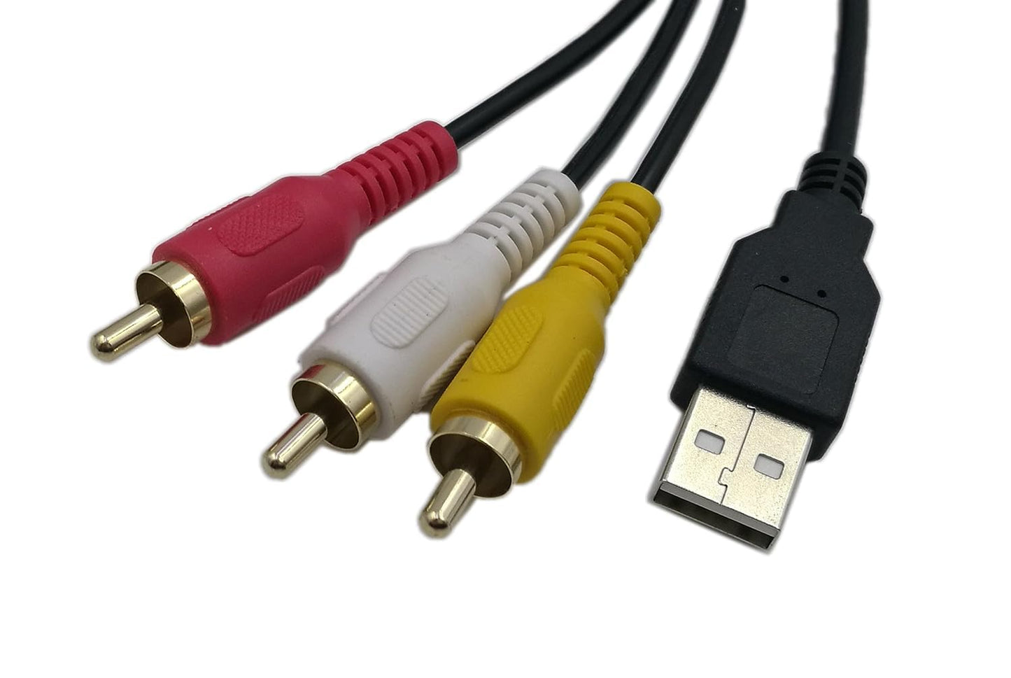 zdyCGTime 3.5mm & USB Flush Mount Cable - 1M, RCA Extension, Dash, Panel, Car, Boat, Motorcycle