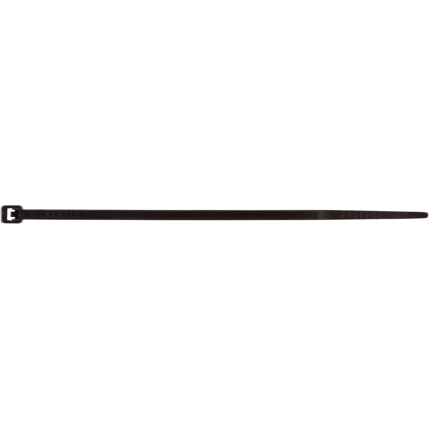 Morris Products Ultraviolet Black Nylon Cable Ties - 11-3/4 Inch Length -Heavy Duty, 40-Pound Tensile Strength - Cable Organization Applications - UV