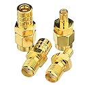 Eightwood SMB to SMA Antenna Adapter Kit 4ps for Sirius XM Satellite Radio Antenna DAB + Radio Antenna