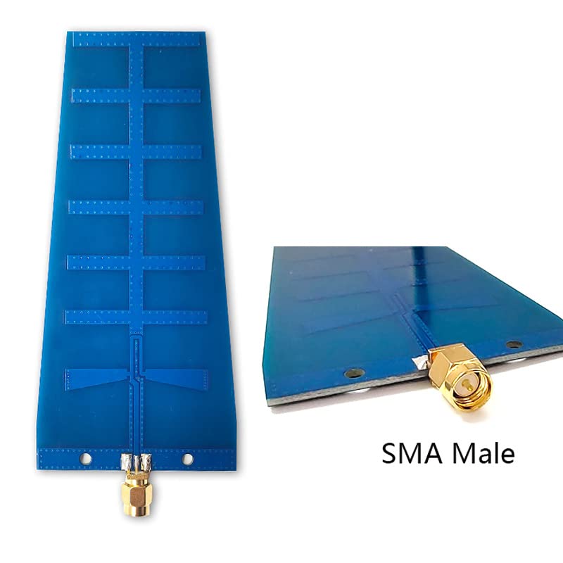 12dBi 2.4GHz 5.8GHz Dual Band WiFi Directional PCB Yagi Antenna Wireless Network Card Adapter FPV Drone Remote Control Enhanced Signal and Distance